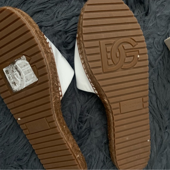 Dolce and Gabbana embellished leather slides size 41 - Picture 13 of 16